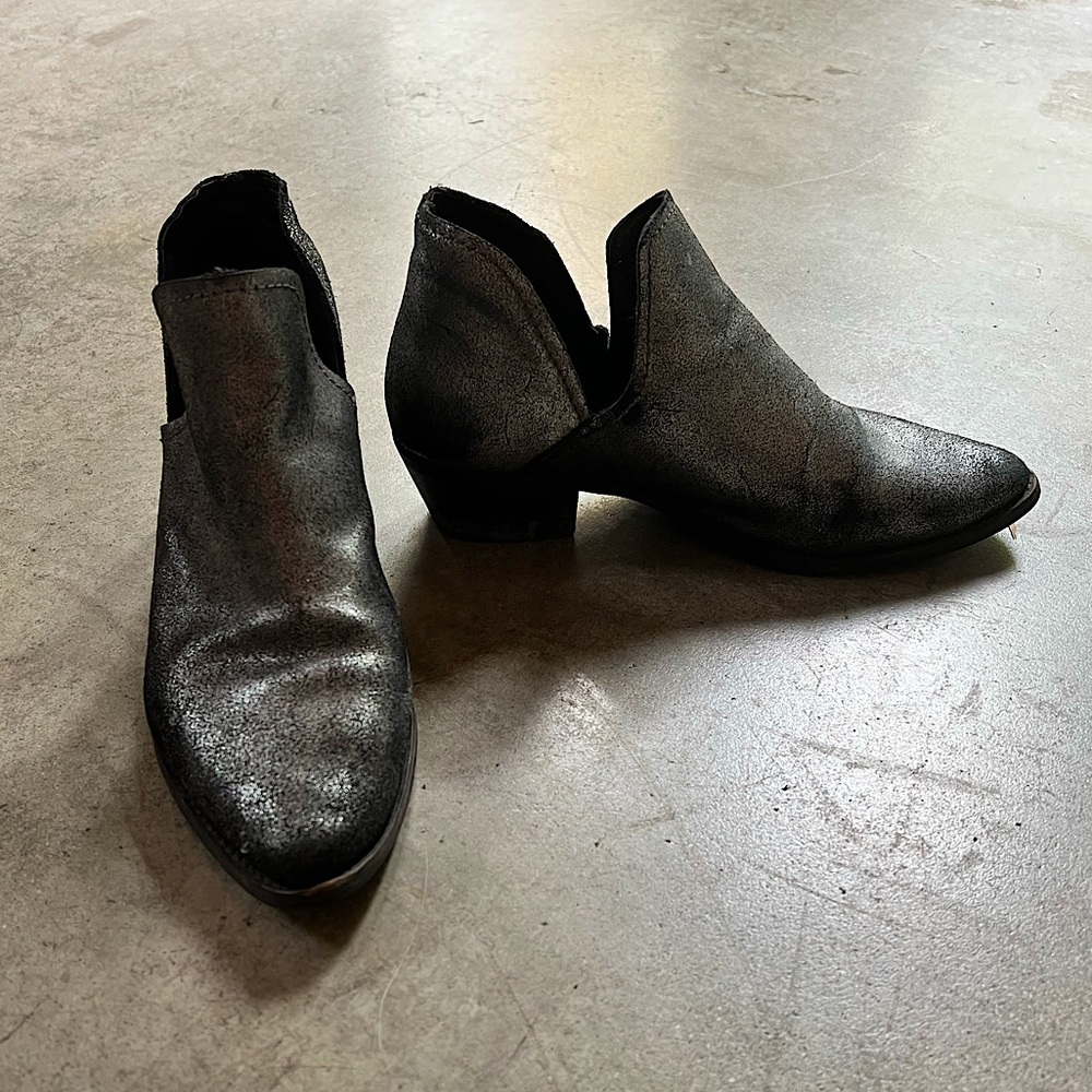 Steve Madden Metallic Booties - image 1